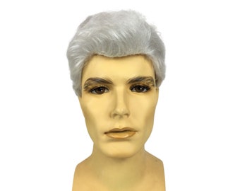 90's President Character Theatrical Halloween Costume Wig by Funtasy Wigs Peter60