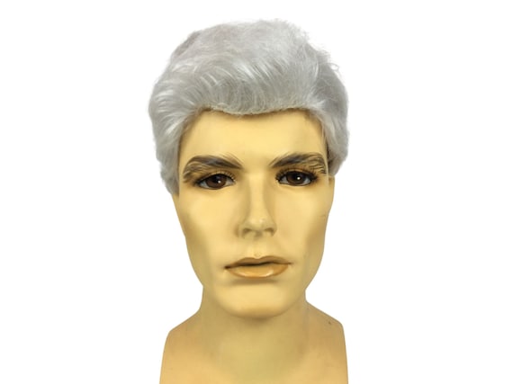 90's President Character Theatrical Halloween Costume Wig by Funtasy Wigs Peter60