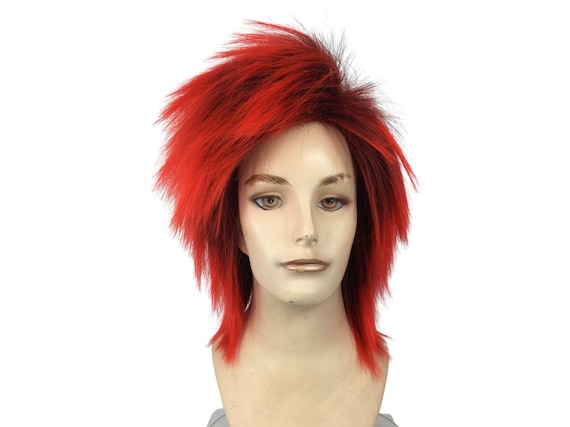 Comic Character PREMIUM Theatrical Halloween Cosplay Costume Wig by Funtasy Wigs - PunkyS 1B/REDTL