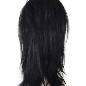 Emo Teen Girl Character Premium Theatrical Cosplay Costume Wig LydiaBlack image 5