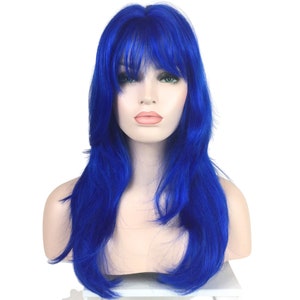 CALIFORNIA GIRLS Character Theatrical Costume Wig - LindaB DBlue