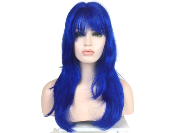 CALIFORNIA GIRLS Character Theatrical Costume Wig - LindaB DBlue