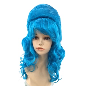 1960&#39;s CURLY BEEHIVE Premium Theatrical Anime Cosplay Costume Wig - NEWZBlue