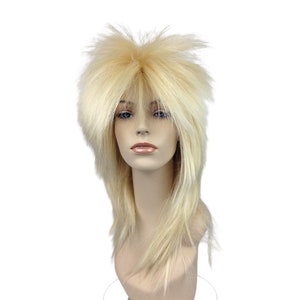 1980's PUNK ROCK Theatrical Halloween Costume Wig by Funtasy Wigs - Blond