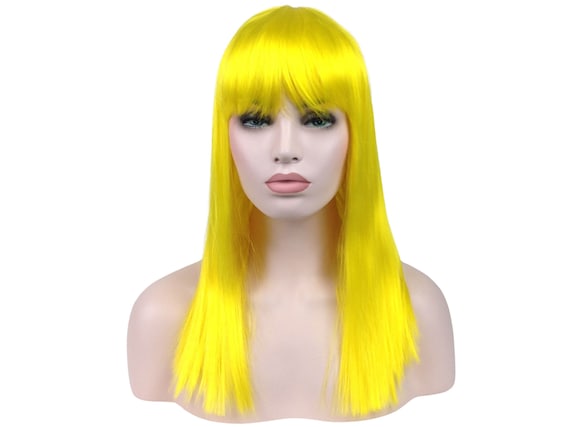 Cartoon Character Theatrical Halloween Costume Deluxe Wig by Funtasy Wigs - 601Yellow
