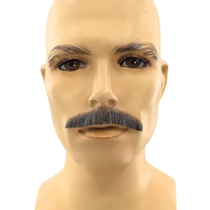 NEW! Theatrical Quality Premium Mustache - Gray GM-16 #44/51