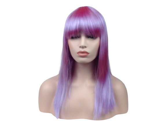 CLASSIC LONG BOB Anime Cosplay Halloween Costume Wig by Funtasy Wigs Purple