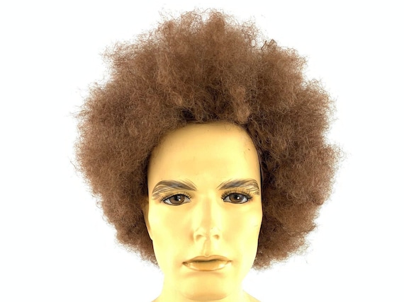 Let's Work Out Character Theatrical Halloween Costume Afro Wig by Funtasy Wigs Afro L30
