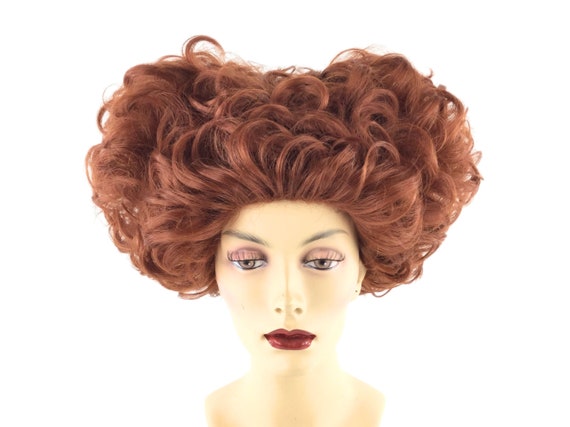Evil Sisters Inspired Premium Halloween Costume Cosplay Wig by Funtasy Wigs - Winifred Burgundy