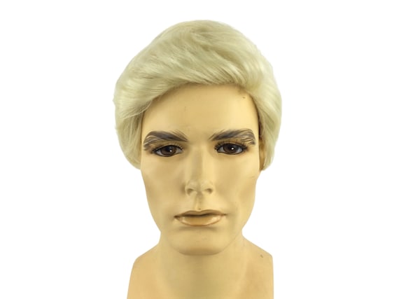 Premium Quality Men's Theatrical Cosplay Full Blond Wig - FRED 613