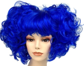 RAVE Anime Cosplay Costume Wig by Funtasy Wigs - Dark Blue