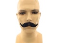 NEW! Theatrical Quality Premium Handle Bar Mustache - EM-14 Black