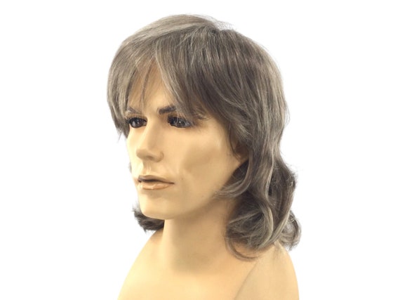 1970's SHAGGY Men's Style DELUXE Theatrical Costume Cosplay Wig -Johnny 1824