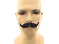 NEW! Theatrical Quality Premium Handle Bar Mustache - EM-14 Black