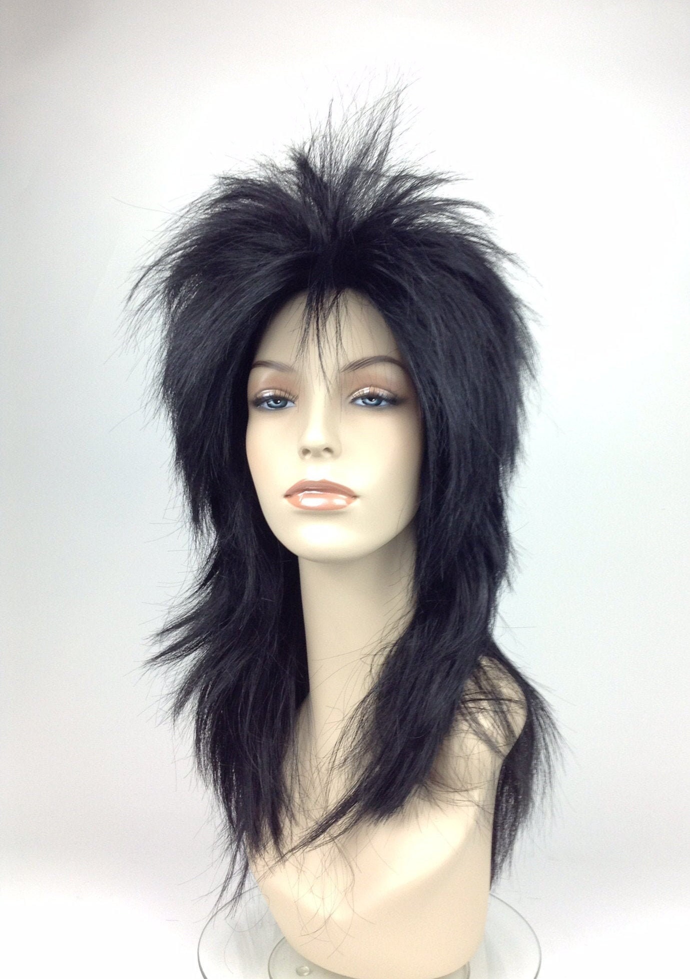 black rocker wig