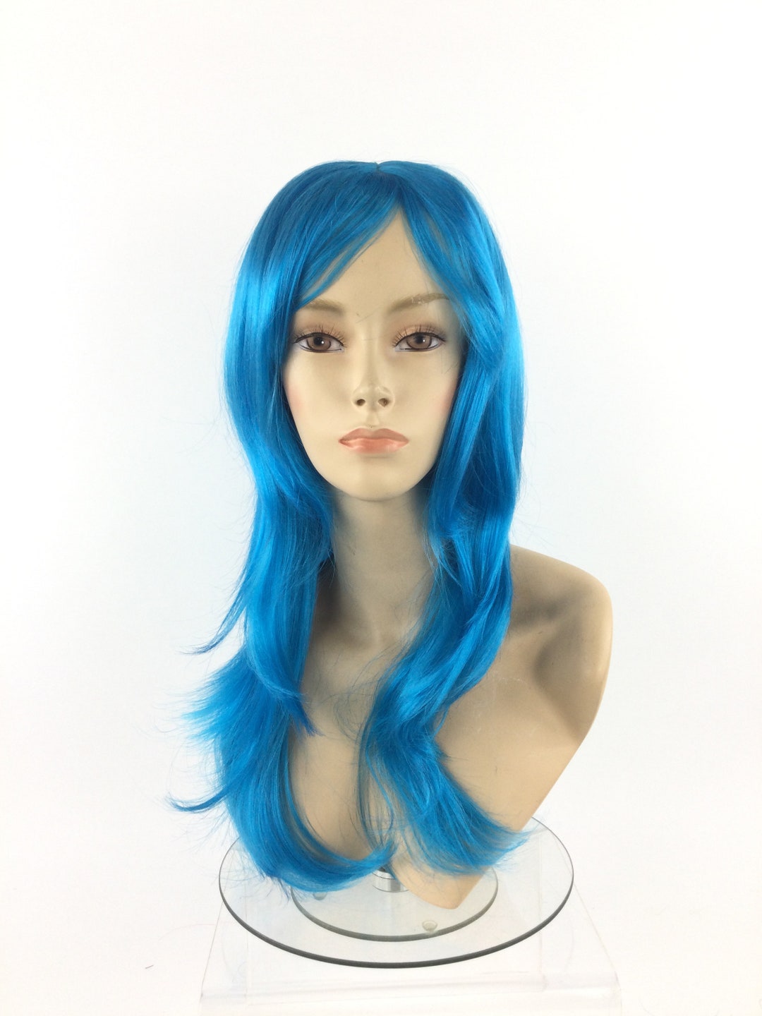 Premium COSPLAY Anime Halloween Costume Theatrical Wig by Funtasy Wigs Lndab Blue Etsy