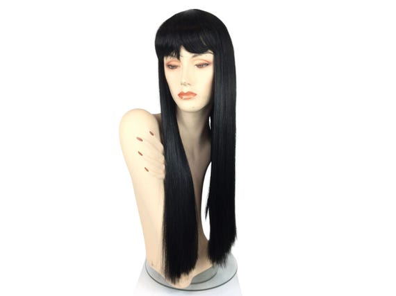 Killer Teen Girl Character Premium Halloween Costume Wig by Funtasy Wigs - 601L Black