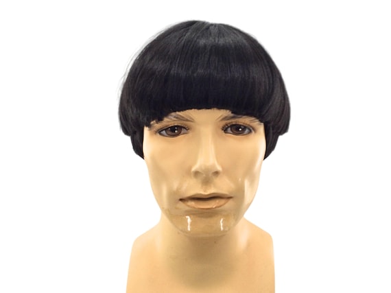 MOE Theatrical Costume Men's Bowl Cut Wig by Funtasy Wigs