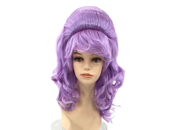 Curly Cosplay Wig Purple Halloween Wig long wavy purple wig women daily party high density - Temu main image 4
