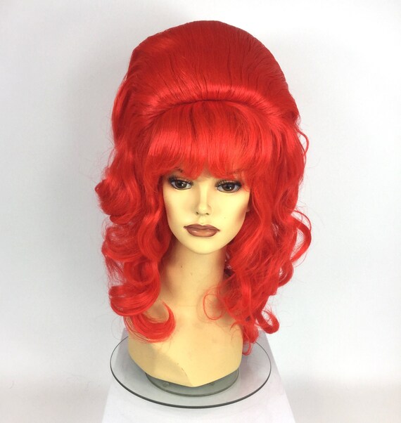 Red curly wig halloween online
