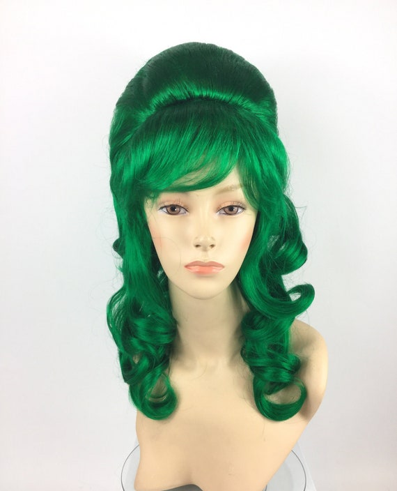 Long green on sale wig cosplay