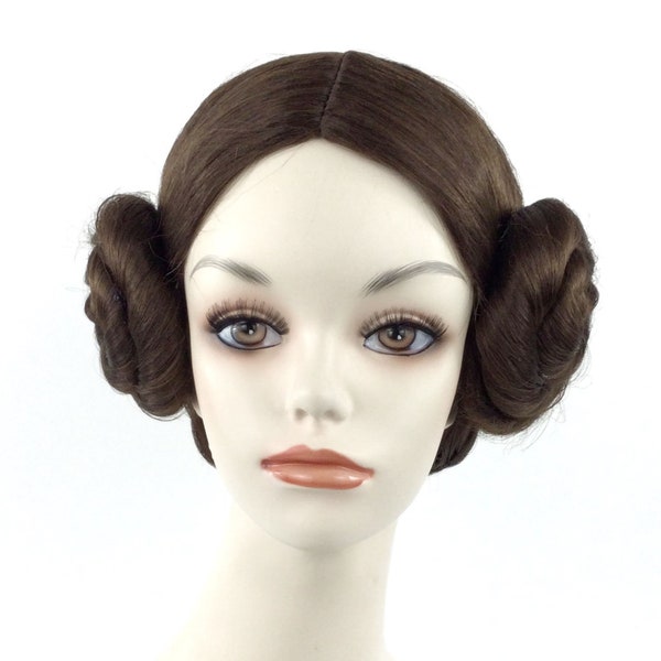 Peluca de lujo para disfraz de Halloween estilo Princesa Espacial - Exclusiva de Funtasy