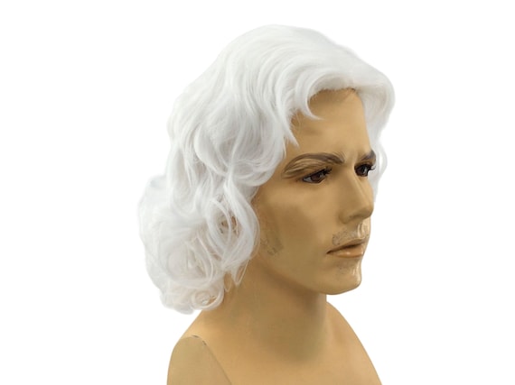 Premium Quality SANTA Theatrical Wig by Funtasy Wigs - St.Nick White
