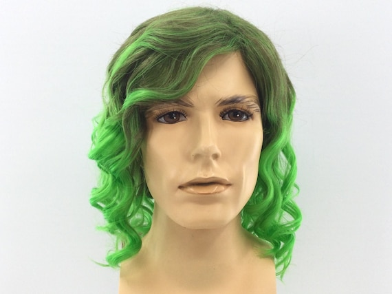 Insane Character Premium Mens Costume Wig by Funtasy Wigs 12/GREEN