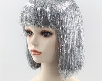 FUNTASY Wigs限定！ソフトTINSELボブコスプレアニメ演劇コスチューム