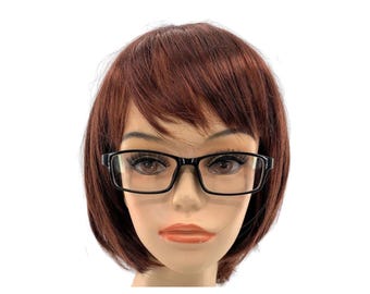 Peluca de disfraz/cosplay teatral estilo VELMA de calidad premium de Funtasy Wigs (gafas no incluidas) - Hilary33130