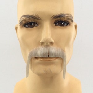 NEW! Theatrical Quality Premium Synthetic Mustache - GM-5 613A
