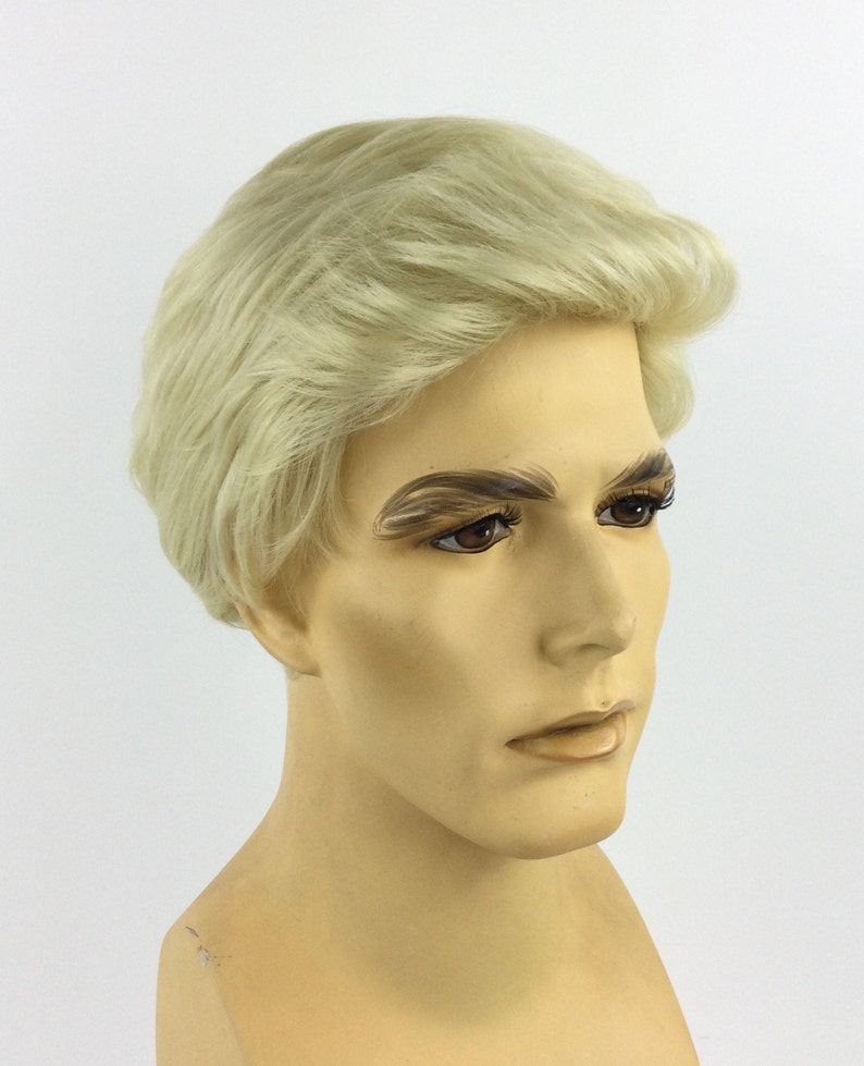 Premium Quality Men's Theatrical Cosplay Full Wig Blond Etsy