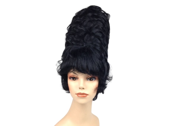 1950's HIGHTOP BEEHIVE Theatrical Costume Wig by Funtasy Wigs - Black