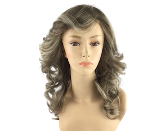 1970's DISCO QUEEN Feathery PREMIUM Theatrical Fashion Wig - Farah h1824