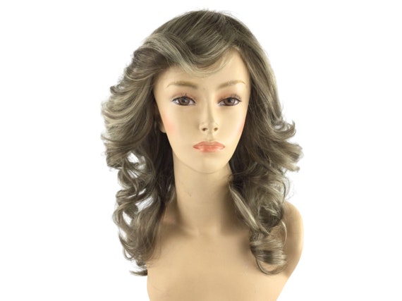 1970's DISCO QUEEN Feathery PREMIUM Theatrical Fashion Wig - Farah h1824