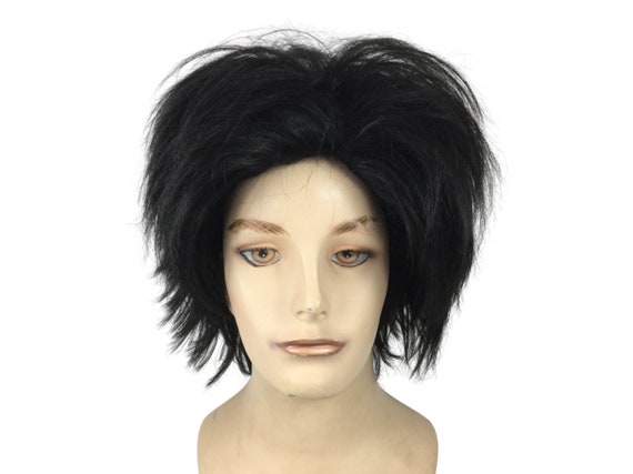ZOMBIE Mens Character Custom Theatrical Halloween Costume Wig by Funtasy - Ed S Black