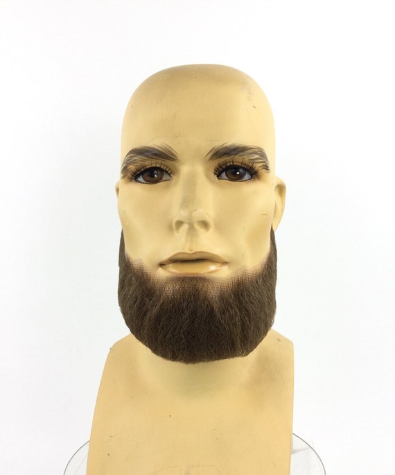 NEW! Theatrical Quality Lace Back Premium Full Beard - Light Brown 8/12