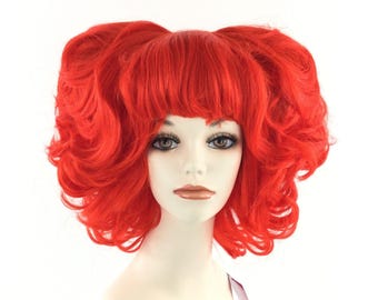 QUEEN OF HEARTS Style Anime Cosplay Costume Wig by Funtasy Wigs