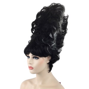 Scary Bride Character Halloween Costume Beehive Wig by Funtasy Wigs