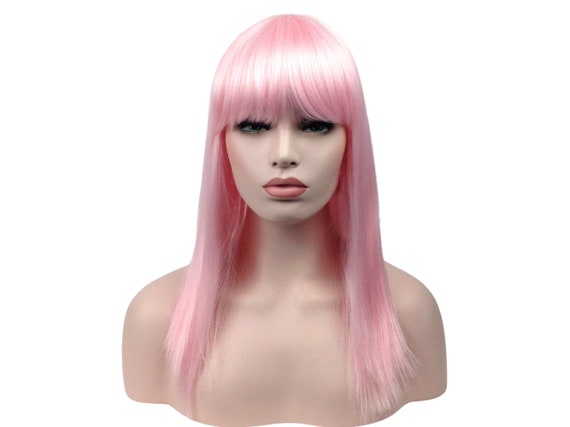 CLASSIC LONG BOB Anime Cosplay Halloween Costume Wig by Funtasy Wigs - 601Pink