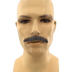 NEW! Theatrical Quality Premium Mustache - Gray GM-15 #44/51