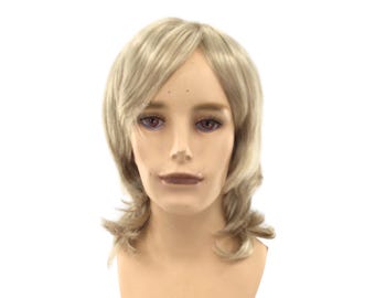 Perruque blonde pour homme Westley (costume de théâtre, cosplay) - Johnny24613