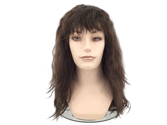 1980's Guitar Rocker Character Premium Theatrical Costume Wig by Funtasy Wigs - Mun6/8