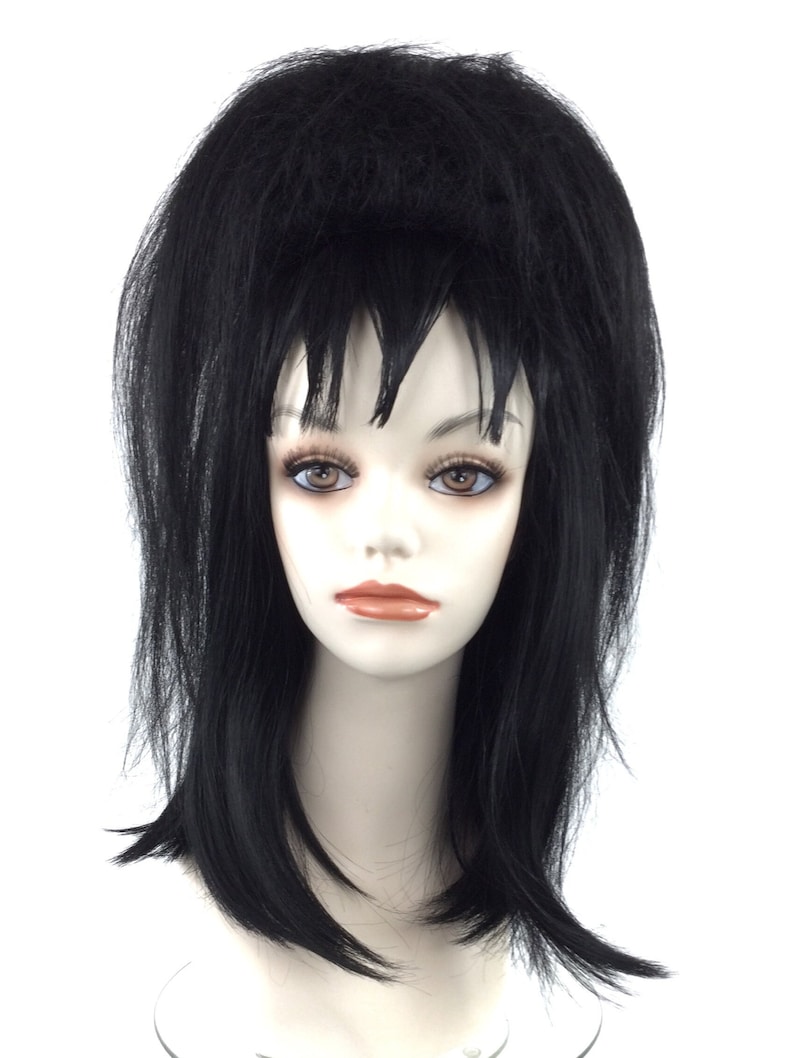 Emo Teen Girl Character Premium Theatrical Cosplay Costume Wig LydiaBlack image 2