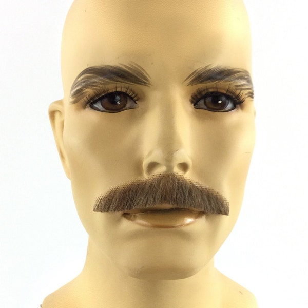 ¡NUEVO! Bigote premium de calidad teatral - GM15KK #5 Marrón