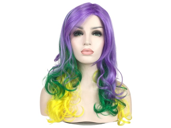 MARDI GRAS Sexy Party DELUXE Wig by Funtasy Wigs