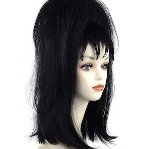 Emo Teen Girl Character Premium Theatrical Cosplay Costume Wig LydiaBlack image 4