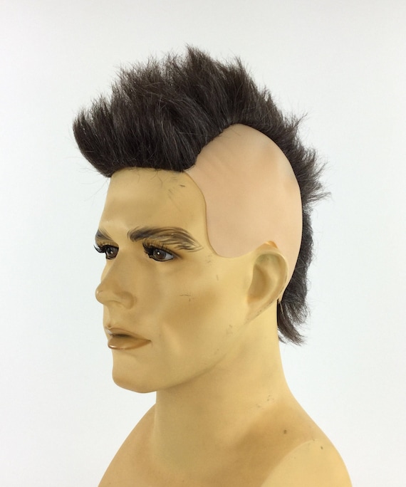 1970's Mohawk Character Theatrical Halloween Costume Brown Wig - trvs-brn
