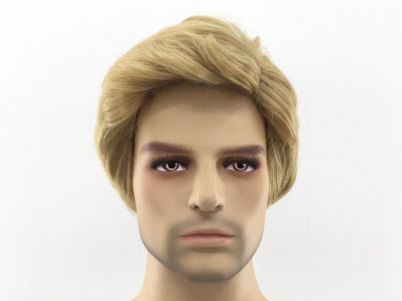 Premium Quality Men's Theatrical Cosplay Full Wig - Med Blond Fred24