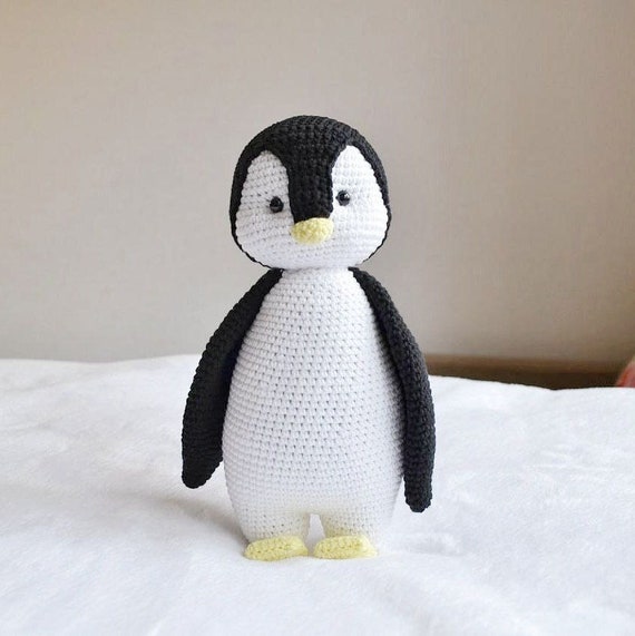 Crochet Penguin Plush Handmade Personalized Stuffed Animal for - Etsy